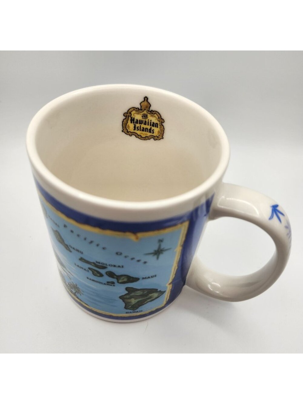 Islander Group Blue Island Chain Hawaii Hawaiian Ceramic Mug 12oz